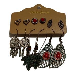 NWT 6 piece earring set